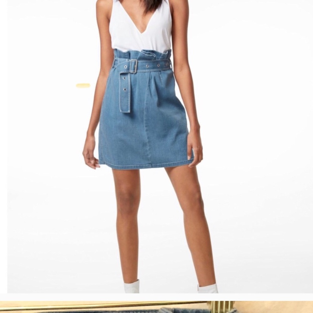 J Brand Jean skirt with belt